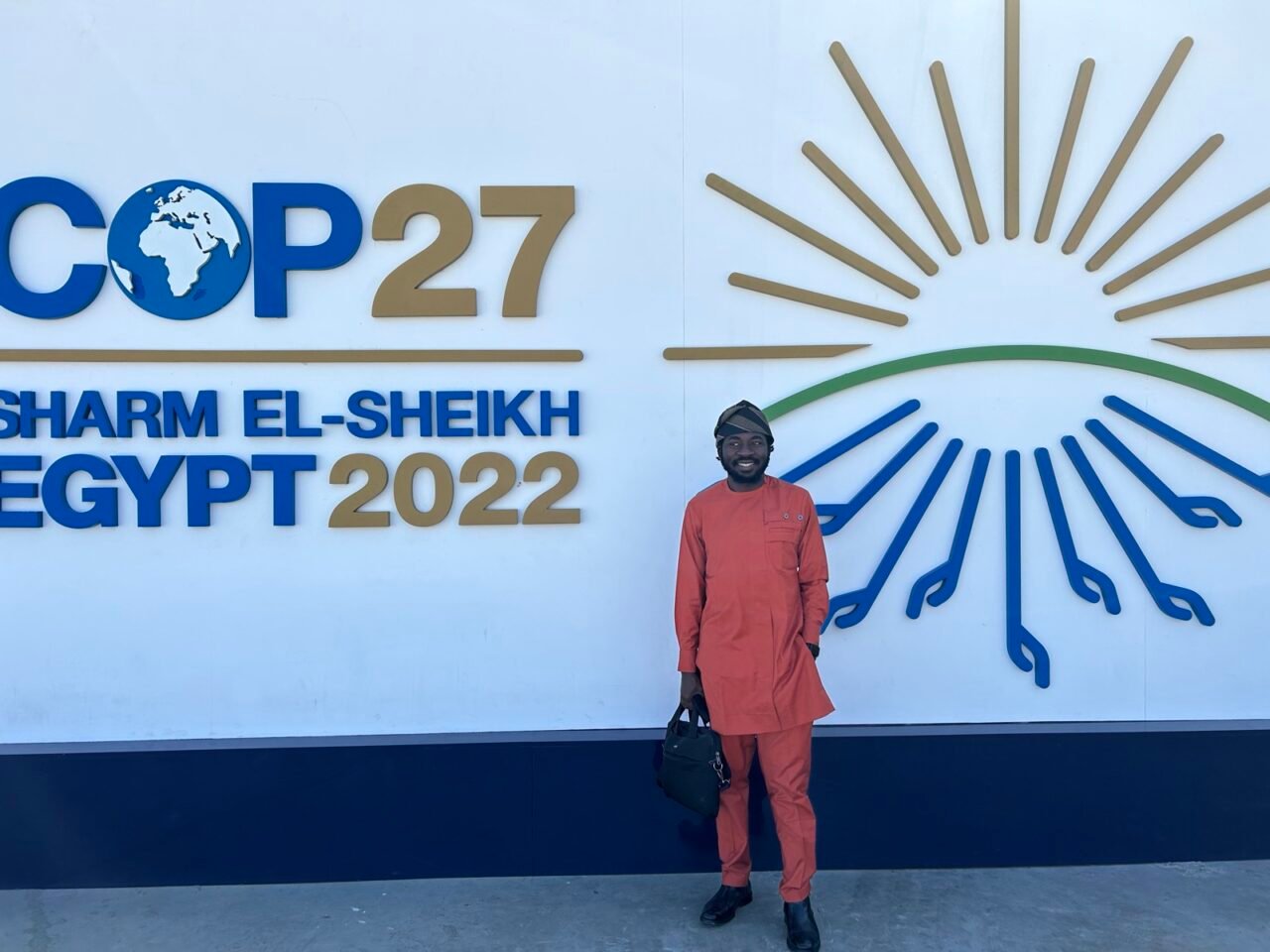 Femi Royal at COP27 in Sharm el-Sheikh, Egypt